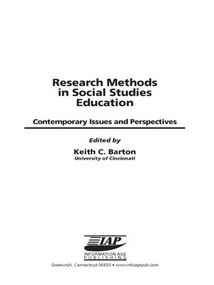 cover image of Research Methods in Social Studies Education